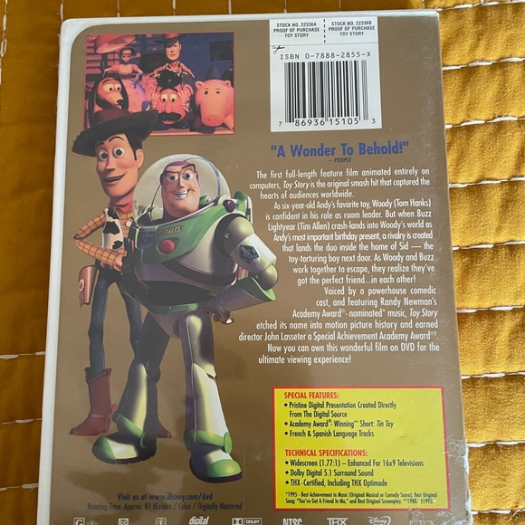 Disney Pixar Bundle- 3 DVD Toy Story, Cars, Monsters Inc - Picture 5 of 11